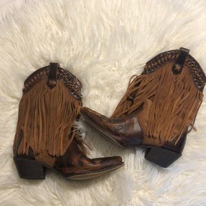 Dingo Fringe Cowboy Boots